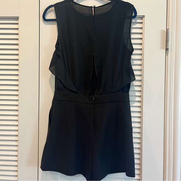 Black Zara Tailored Shorts Romper - Picture 6 of 6
